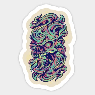 Demon Flame Sticker